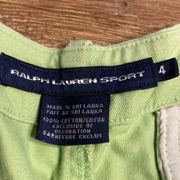 Polo Ralph Lauren green shorts size 4 - Picture 6 of 6